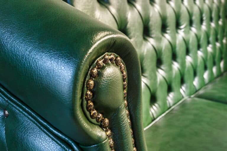 chester style leather background for furniture sofa green color with. english ivory genuine leather upholstery for elite loft interior